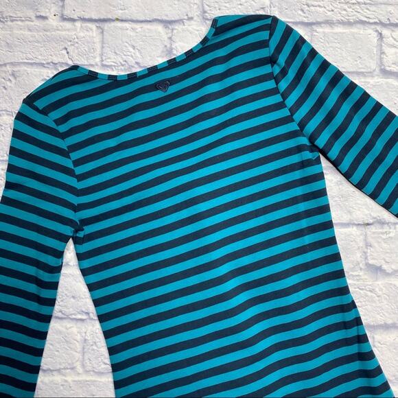 NEVER WORN Roxy Lace Front Striped Dress - Picture 6 of 8